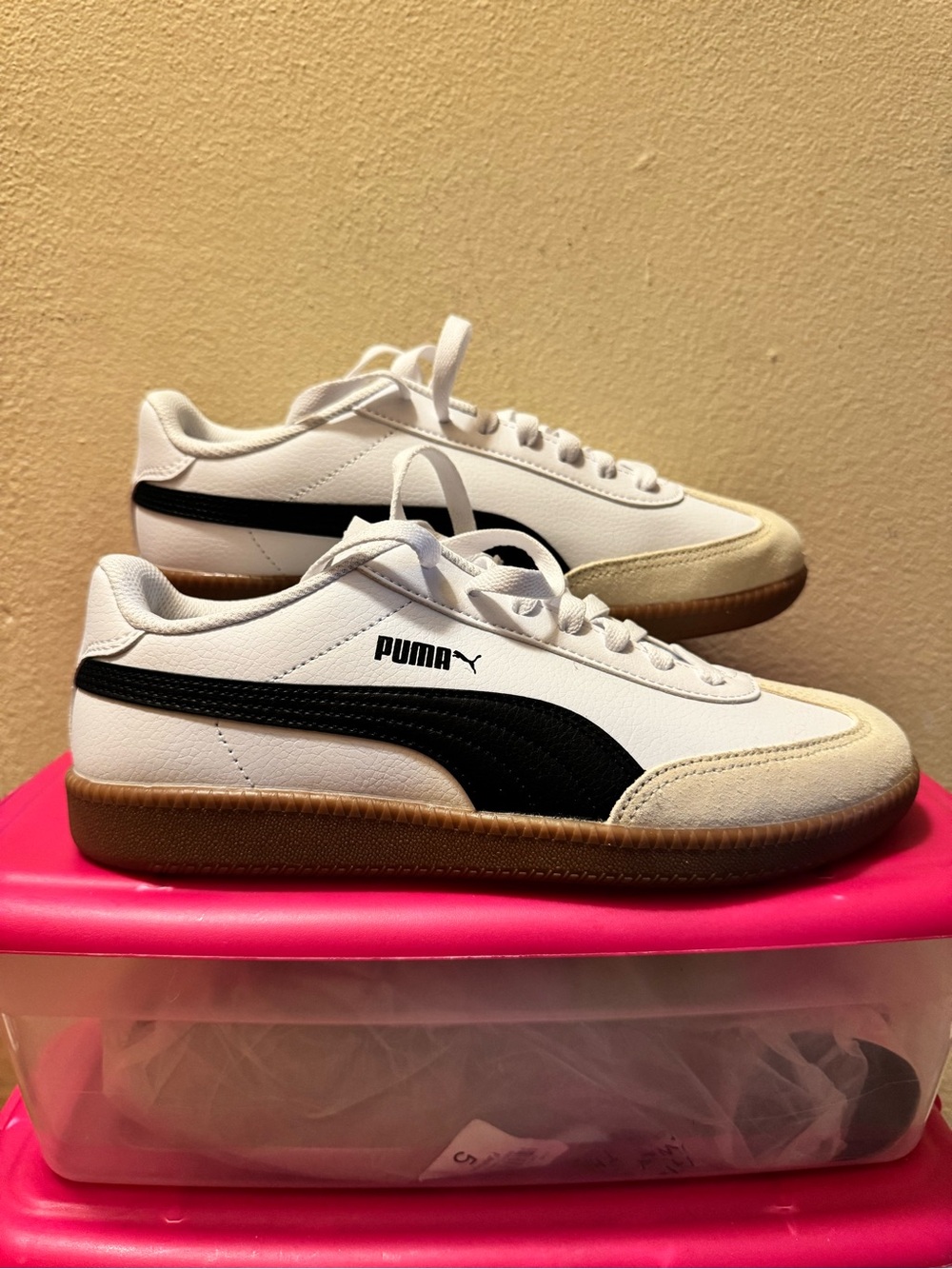 Puma Suede Club 5v5 Sneakers with Black Formstrip and Gum Sole -